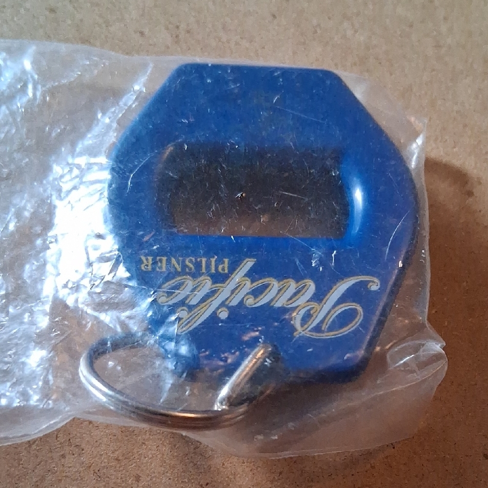 Pacific Pilsner Blue Bottle Opener Keychain - Picture 3 of 6